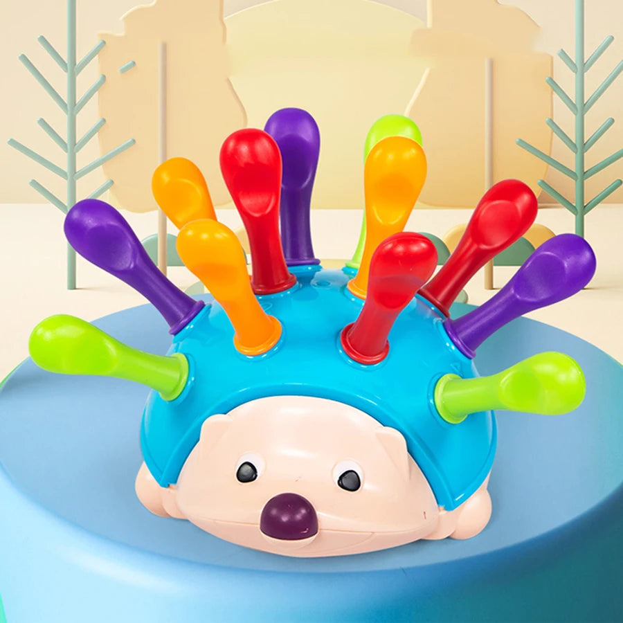 Hedgehog Montessori Toys Baby Concentration Training Early Education Toys Fine Motor and Sensory Toys Spelling Little Hedgehog