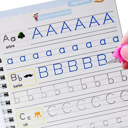 French Magic Practice Copybook Magic Book That Can Be Reused Learn Alphanumeric Drawing Math Writing Children Calligraphy