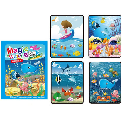 NEW Kids Magic Water Drawing Books Coloring Books Painting Toys for Kids Birthday Christmas New Year Gift for Boys and Girls NEW