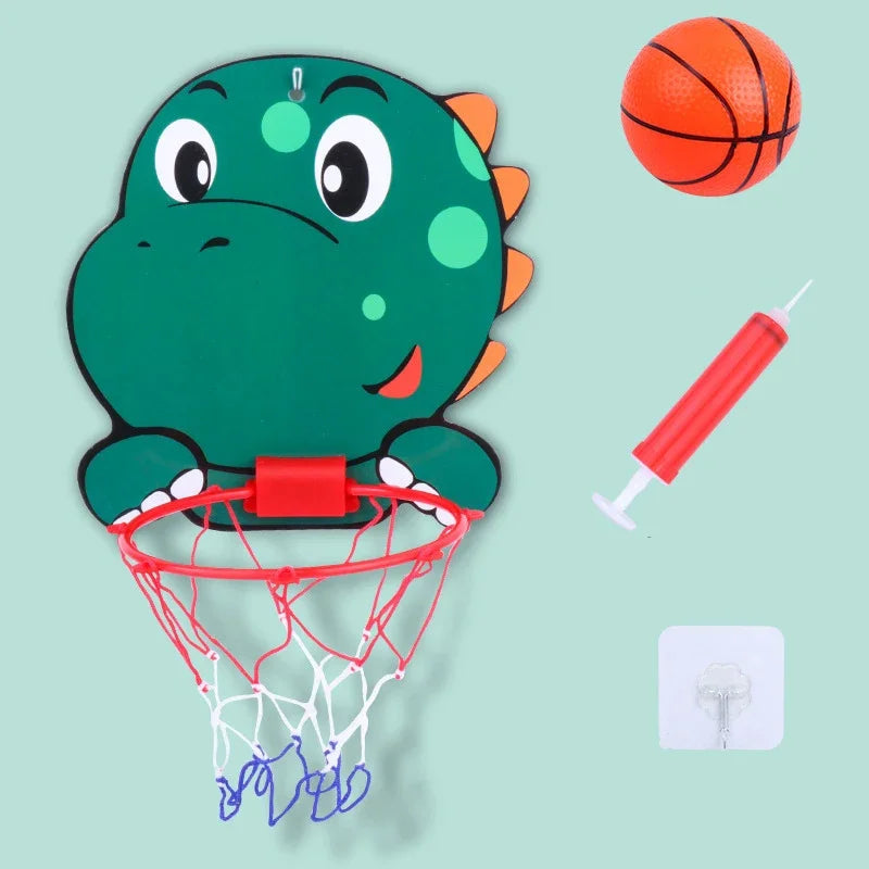 Baby Toys Basketball Ball Sucker Dinosaur Toy For Kids 2 To 4 Year Old Boy 1 Year Birthday Gift  Outdoor Indoor Sport Board Game