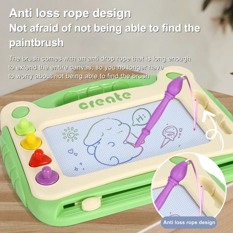 Children's Magnetic Color Drawing Board Writing Board Baby Drawing Board Male and Female Toy Graffiti Board Art Stand