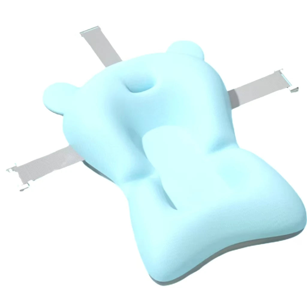 Baby Bath Support Pad Foldable Floating Seat Adjustable Newborn Bathing Cushion Infant Safety Net Hammock