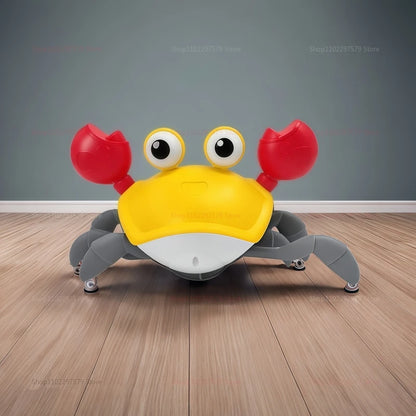 Kids Induction Escape Crab Octopus Crawling Toy Toddlers Electronic Musical Pet Avoid Obstacles Fun Party Interactive Baby Toys