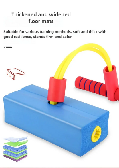 Kids Grow Taller Balance Toy Frog Jumping Sports Outdoor Exercise Equipment Fitness Bouncing Sound for Children Education Toys