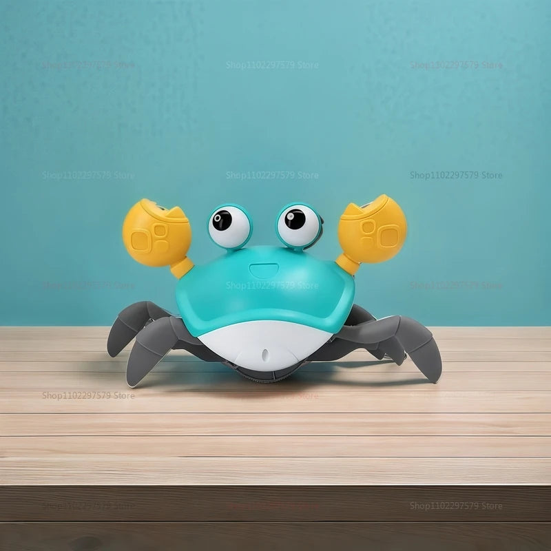 Kids Induction Escape Crab Octopus Crawling Toy Toddlers Electronic Musical Pet Avoid Obstacles Fun Party Interactive Baby Toys