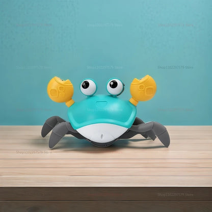 Kids Induction Escape Crab Octopus Crawling Toy Toddlers Electronic Musical Pet Avoid Obstacles Fun Party Interactive Baby Toys