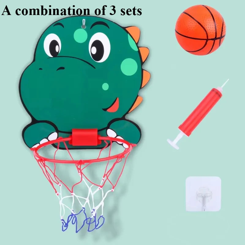 Baby Toys Basketball Ball Sucker Dinosaur Toy For Kids 2 To 4 Year Old Boy 1 Year Birthday Gift  Outdoor Indoor Sport Board Game
